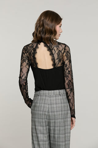 Body SAID manica lunga pizzo - RDA2603266029 - Relish Autunno/Inverno 2026