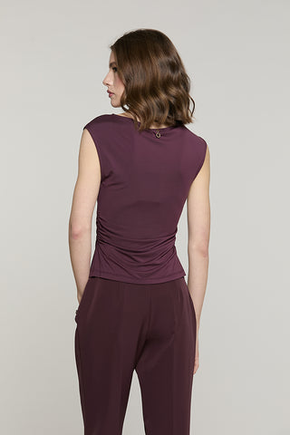 Blusa TRATTO senza maniche con arriccio fianchi - RDA2603652025 - Relish Autunno/Inverno 2026