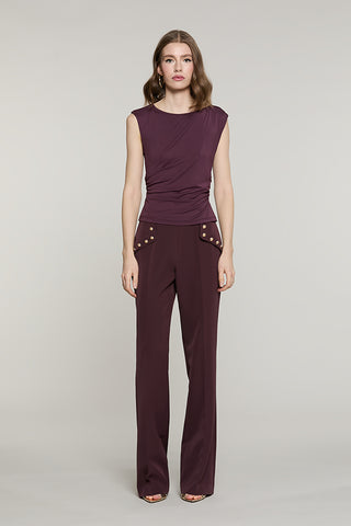 Blusa TRATTO senza maniche con arriccio fianchi - RDA2603652025 - Relish Autunno/Inverno 2026