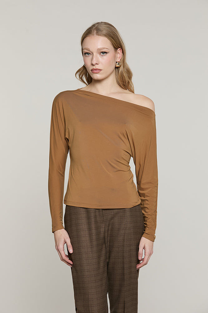 Blusa VIDEO manica lunga pipistrello + scollo barca - RDA2603652026 - Relish Autunno/Inverno 2026