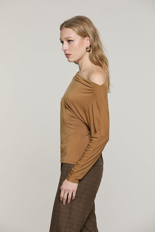Blusa VIDEO manica lunga pipistrello + scollo barca - RDA2603652026 - Relish Autunno/Inverno 2026