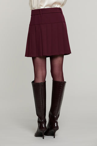 Gonna HARRYS corta con cintura con fibbia + pieghe - RDA2604091001 - Relish Autunno/Inverno 2026