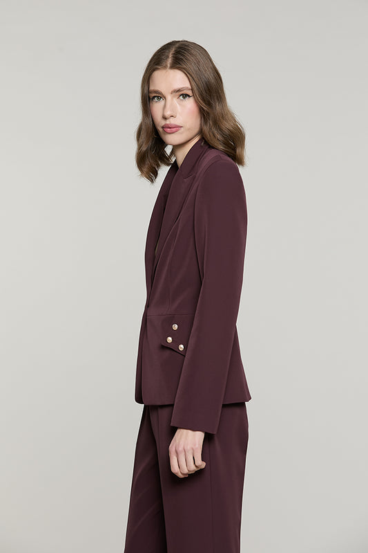 Giacca TURAN manica lunga con taglio vita + pattine con bottoni - RDA2605006040 - Relish Autunno/Inverno 2026