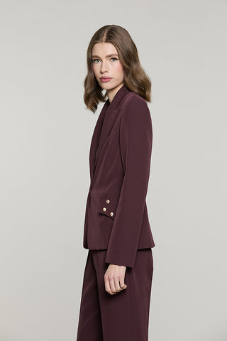 Giacca TURAN manica lunga con taglio vita + pattine con bottoni - RDA2605006040 - Relish Autunno/Inverno 2026