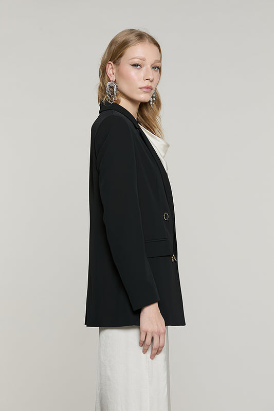 Giacca BATES manica lunga doppio petto con patte + spacco - RDA2605006049 - Relish Autunno/Inverno 2026