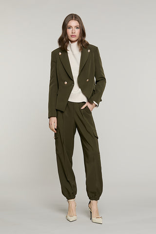 Giacca RANKIS manica lunga doppio petto con patte + dettaglio bottoni revers - RDA2605006050 - Relish Autunno/Inverno 2026