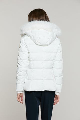 Piumino BAINTI manica lunga con polsi + cappuccio + ecopelliccia + zip + ts - RDA2605009023 - Relish Autunno/Inverno 2026