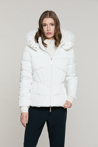 Piumino BAINTI manica lunga con polsi + cappuccio + ecopelliccia + zip + ts - RDA2605009023 - Relish Autunno/Inverno 2026