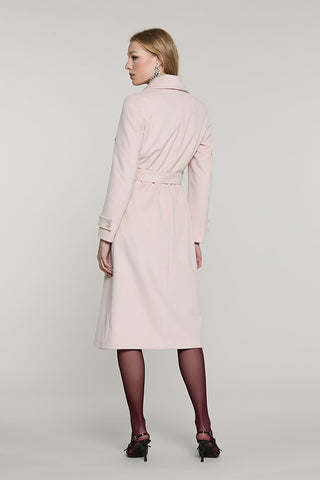 Cappotto RIMMOS lungo manica lunga con alette collo libro + cintura + tasche - RDA2605550042 - Relish Autunno/Inverno 2026