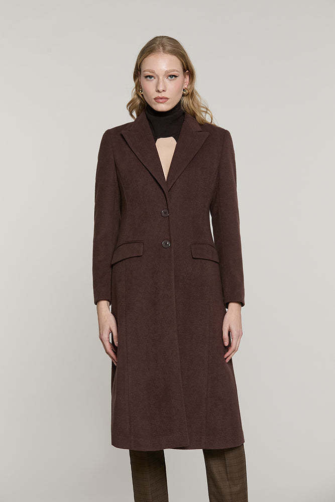 Cappotto KING lungo manica lunga con patte + tasche - RDA2605550043 - Relish Autunno/Inverno 2026