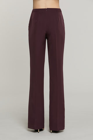 Panta MAKED vita alta con pattine con bottoni - RDA2607006013 - Relish Autunno/Inverno 2026