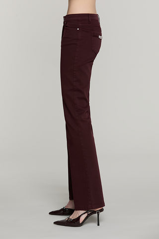 Panta SCHIFFER_COLOR v.media 5 ts flaire fit con logo strass tasche gabardine - RDA2607016016 - Relish Autunno/Inverno 2026