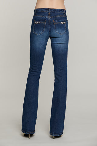 Panta GISELLE_BLUE_SNZ vita media 5 ts loose fit denim blue - RDA2607033088 - Relish Autunno/Inverno 2026