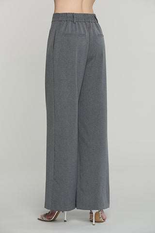 Panta BADISCO vita alta con elastico + tasche filetto - RDA2607091025 - Relish Autunno/Inverno 2026
