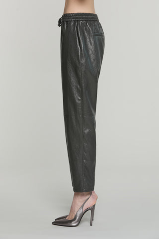 Panta ATTILY vita alta con elastico + coulisse + tasche ecopelle - RDA2607501031 - Relish Autunno/Inverno 2026