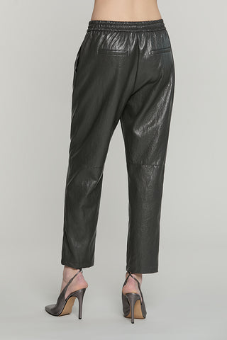 Panta ATTILY vita alta con elastico + coulisse + tasche ecopelle - RDA2607501031 - Relish Autunno/Inverno 2026