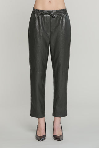 Panta ATTILY vita alta con elastico + coulisse + tasche ecopelle - RDA2607501031 - Relish Autunno/Inverno 2026