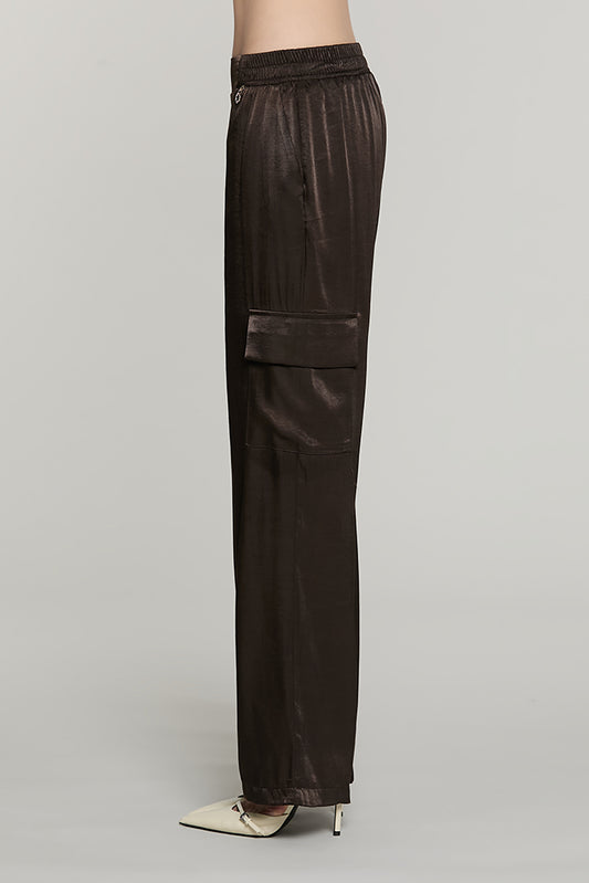 Panta CITRA vita alta con elastico + tasconi raso - RDA2607550030 - Relish Autunno/Inverno 2026