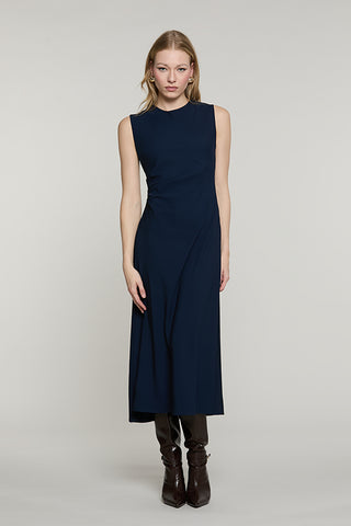 Abito ATTAH midi senza maniche con pieghe fianco - RDA2609006041 - Relish Autunno/Inverno 2026