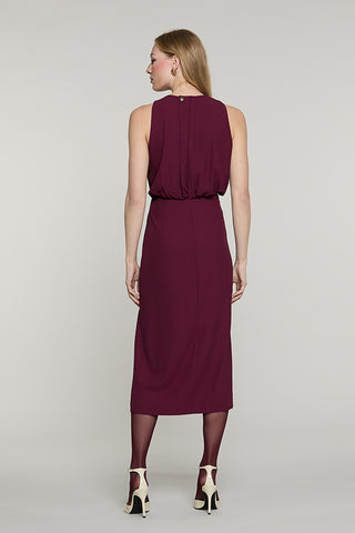 Abito SHAW midi senza maniche sblusato con arricci + spacco - RDA2609006043 - Relish Autunno/Inverno 2026