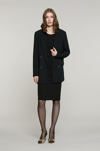 Abito BRODYN midi senza maniche tubino con dett. Bottoni + spacco - RDA2609006044 - Relish Autunno/Inverno 2026