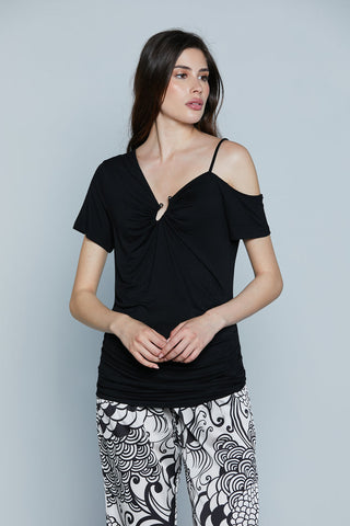 T-Shirt CUJABA M/M con Anello Seno più Pieghe art. RDP2501034006 Donna Relish Primavera Estate 2025