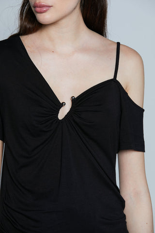 T-Shirt CUJABA M/M con Anello Seno più Pieghe art. RDP2501034006 Donna Relish Primavera Estate 2025