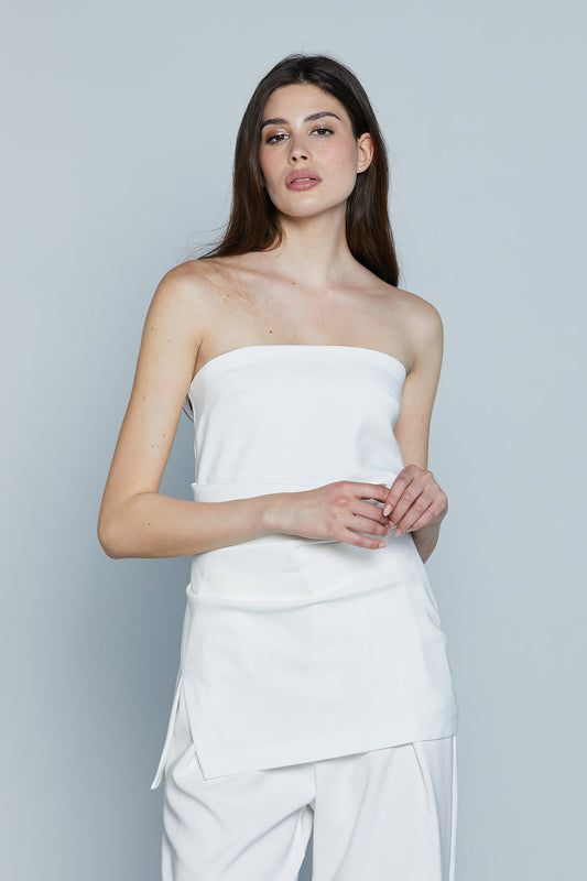 Top COSIMO con Pieghe più Spacco art. RDP2503006041 Donna Relish Primavera Estate 2025