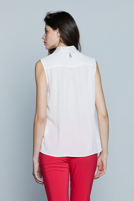 Blusa TUCSON S/M con Colletto più Fusciacca con Strass art. RDP2503009044 Donna Relish Primavera Estate 2025