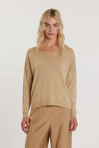 Maglia CLAIRON maniche lunghe scollo a V art. RDP2602303004 Donna Relish Primavera Estate 2026