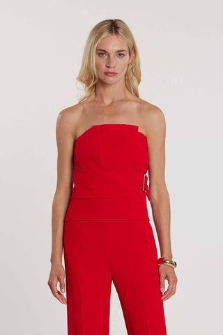 Top MISTING fascia ventaglio con pieghe più zip più effetto cintura art. RDP2603006041 Donna Relish Primavera Estate 2026