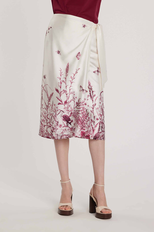 Longuette MAGEE vita alta con fusciacca più spacco fantasia butterfly art. RDP2604009005 Donna Relish Primavera Estate 2026