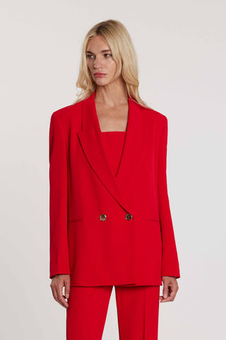 Giacca OTTAVIAN lunga maniche lunghe doppio petto con tasche filetto art. RDP2605006011 Donna Relish Primavera Estate 2026