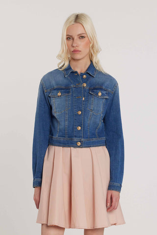 Giubbino DENNISE maniche lunghe con tasche più patte denim art. RDP2605016018 Donna Relish Primavera Estate 2026