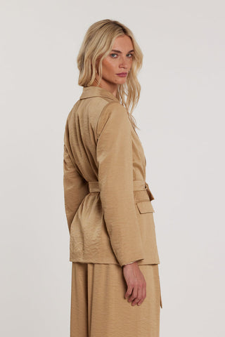 Giacca CRESCENTINI maniche lunghe con cintura più patte effetto vestaglia art. RDP2605070024 Donna Relish Primavera Estate 2026