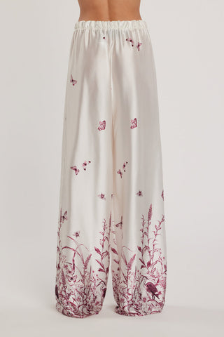 Pantalone BADAS vita alta con elastico palazzo fantasia butterfly art. RDP2607009050 Donna Relish Primavera Estate 2026