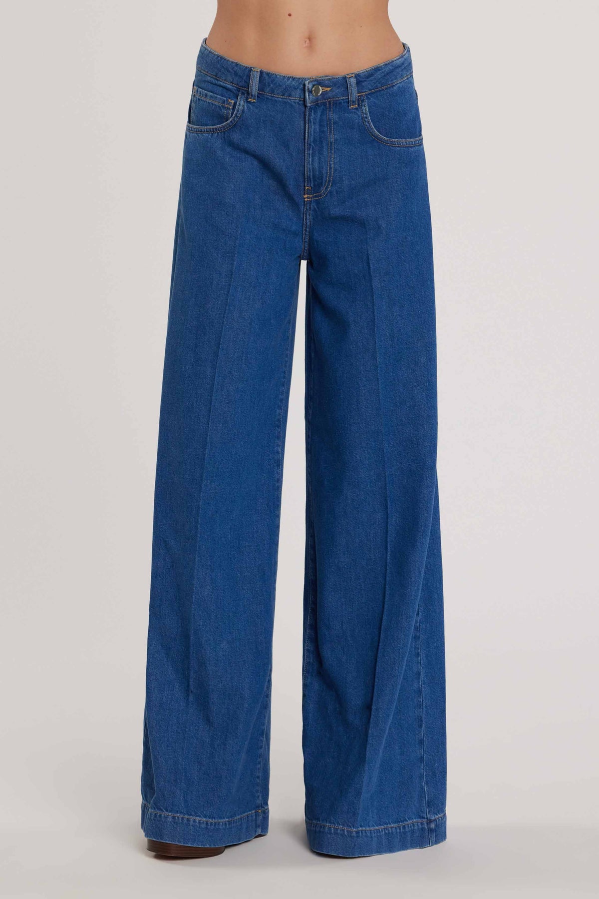 Pantalone LINDA_23_SNZ vita media wild fit denim tencel art. RDP2607642081 Donna Relish Primavera Estate 2026