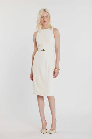 Abito ALAMUDDIN midi smanicato tubino con tagli più cintura con passante logo più spacco art. RDP2609006011 Donna Relish Primavera Estate 2026