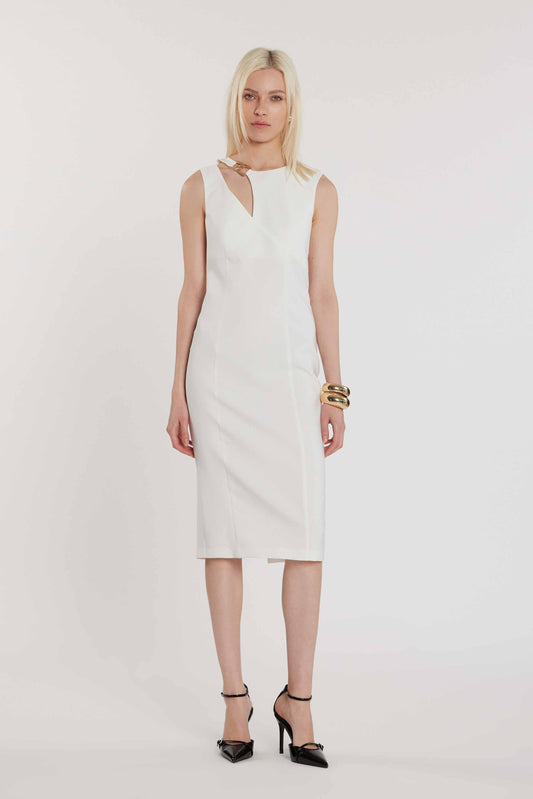 Abito CECILE midi smanicato con apertura più passante più spacco art. RDP2609006043 Donna Relish Primavera Estate 2026