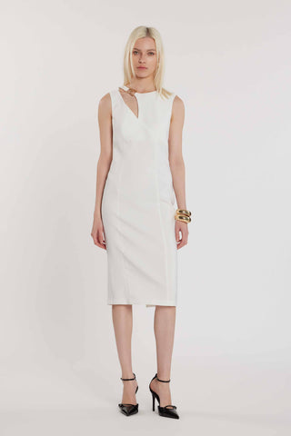 Abito CECILE midi smanicato con apertura più passante più spacco art. RDP2609006043 Donna Relish Primavera Estate 2026