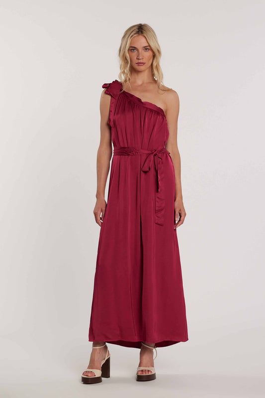 Abito COLLOT lungo monospalla con cintura art. RDP2609055003 Donna Relish Primavera Estate 2026