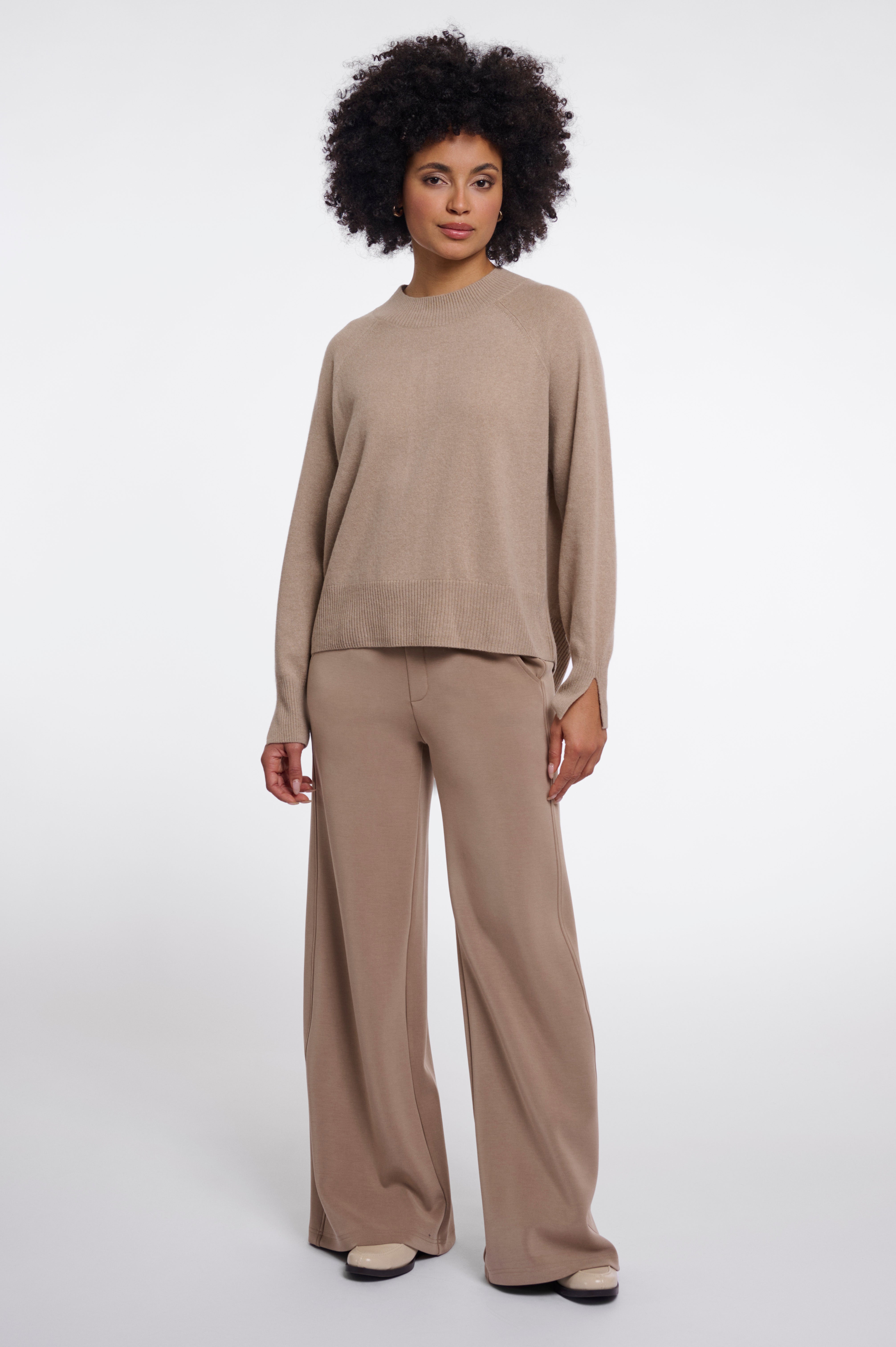 Maglione donna art. Reisa Rino & Pelle Sand