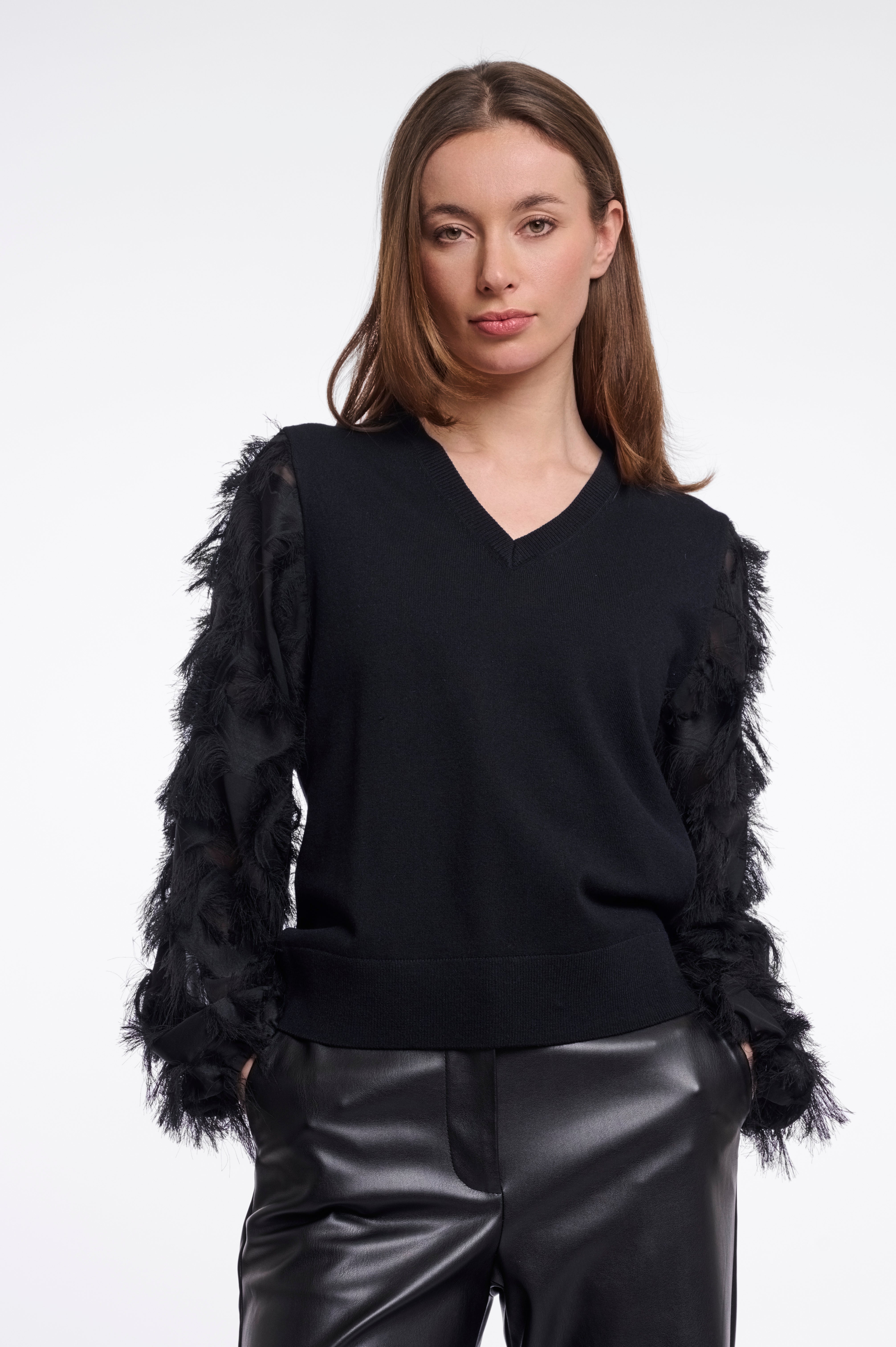 Maglione donna art. Rhode Rino & Pelle Black