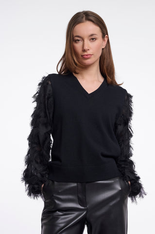 Maglione donna art. Rhode Rino & Pelle Black