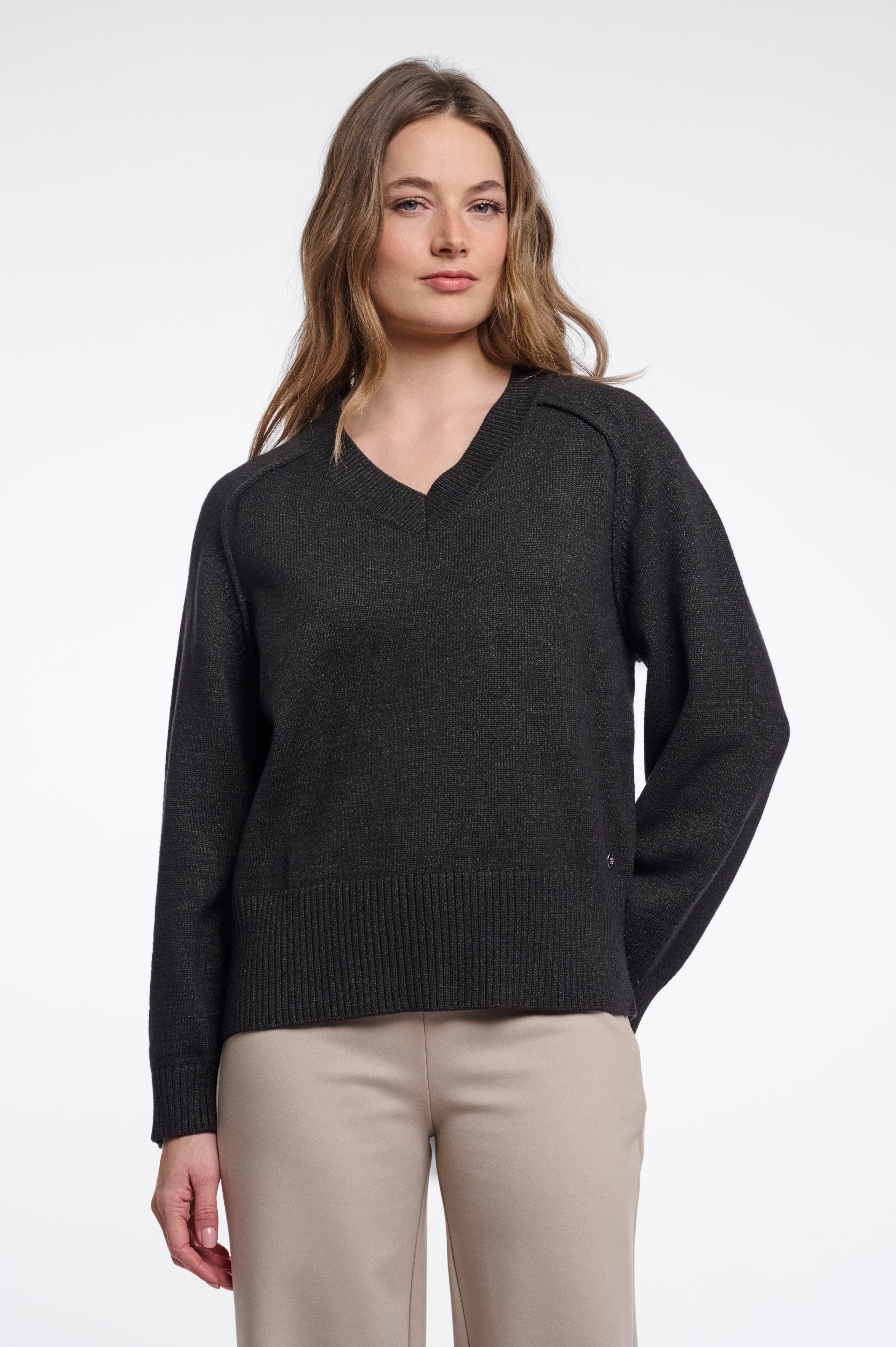 Maglione donna art. Riana Rino & Pelle Hunter olive