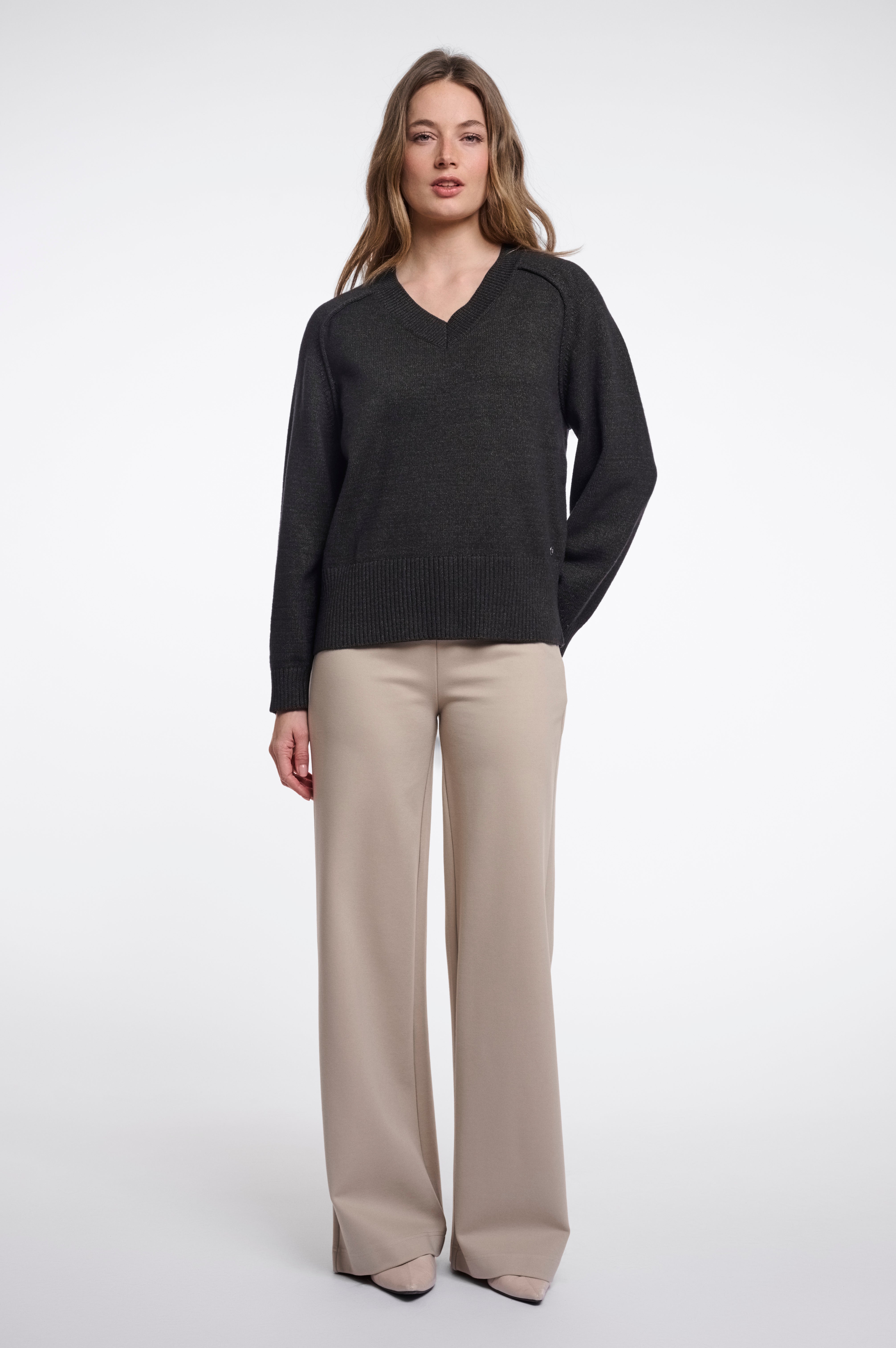 Maglione donna art. Riana Rino & Pelle Hunter olive