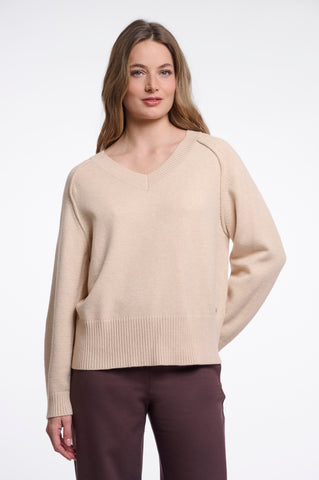 Maglione donna art. Riana Rino & Pelle Oat birch