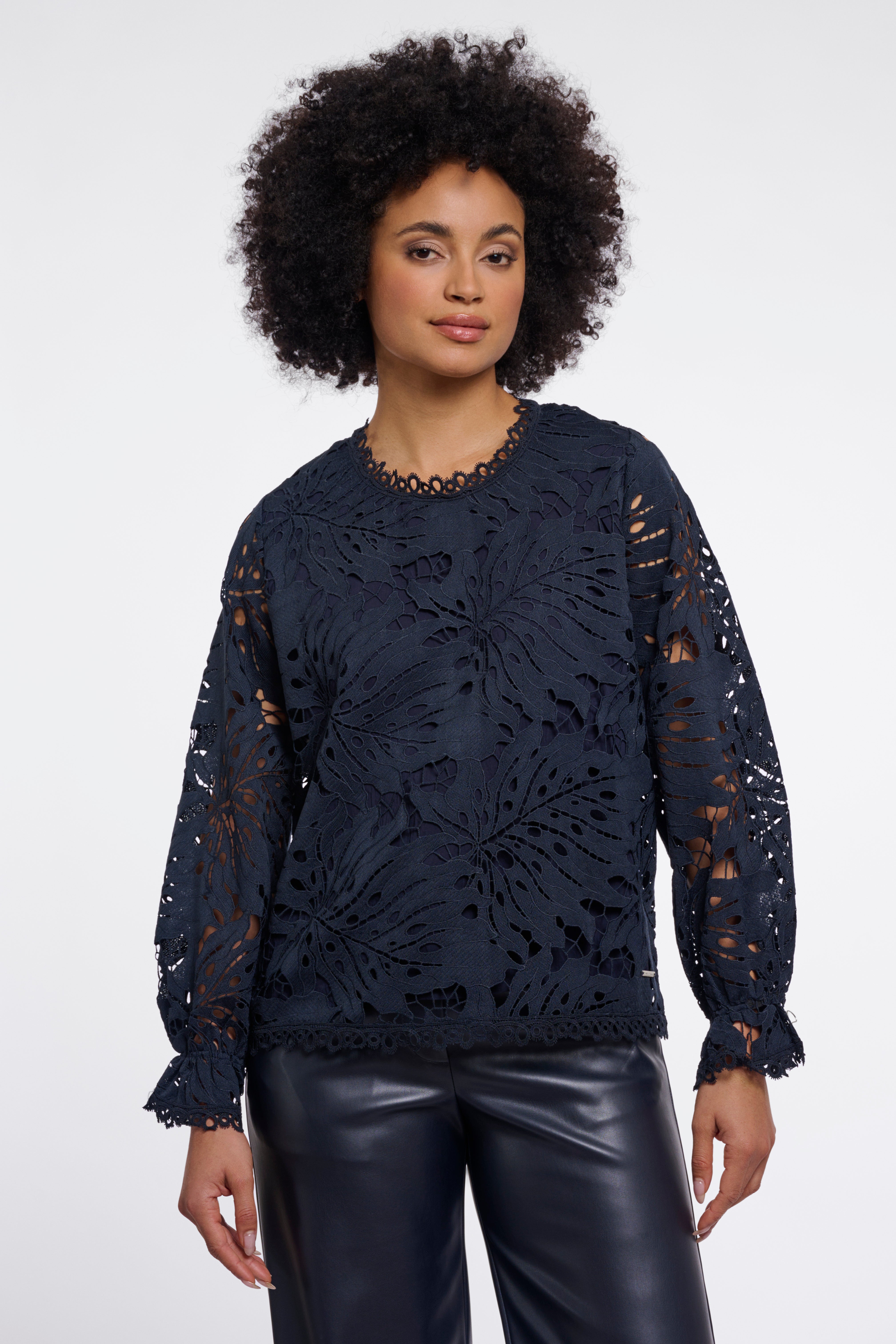Camicia donna art. Rodiana Rino & Pelle Dark navy