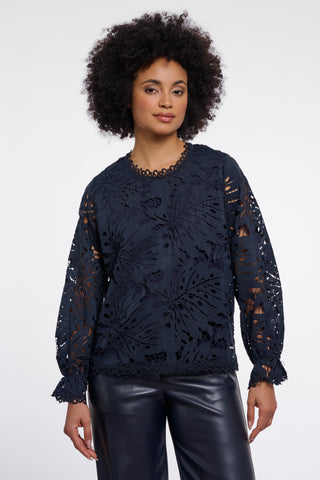 Camicia donna art. Rodiana Rino & Pelle Dark navy