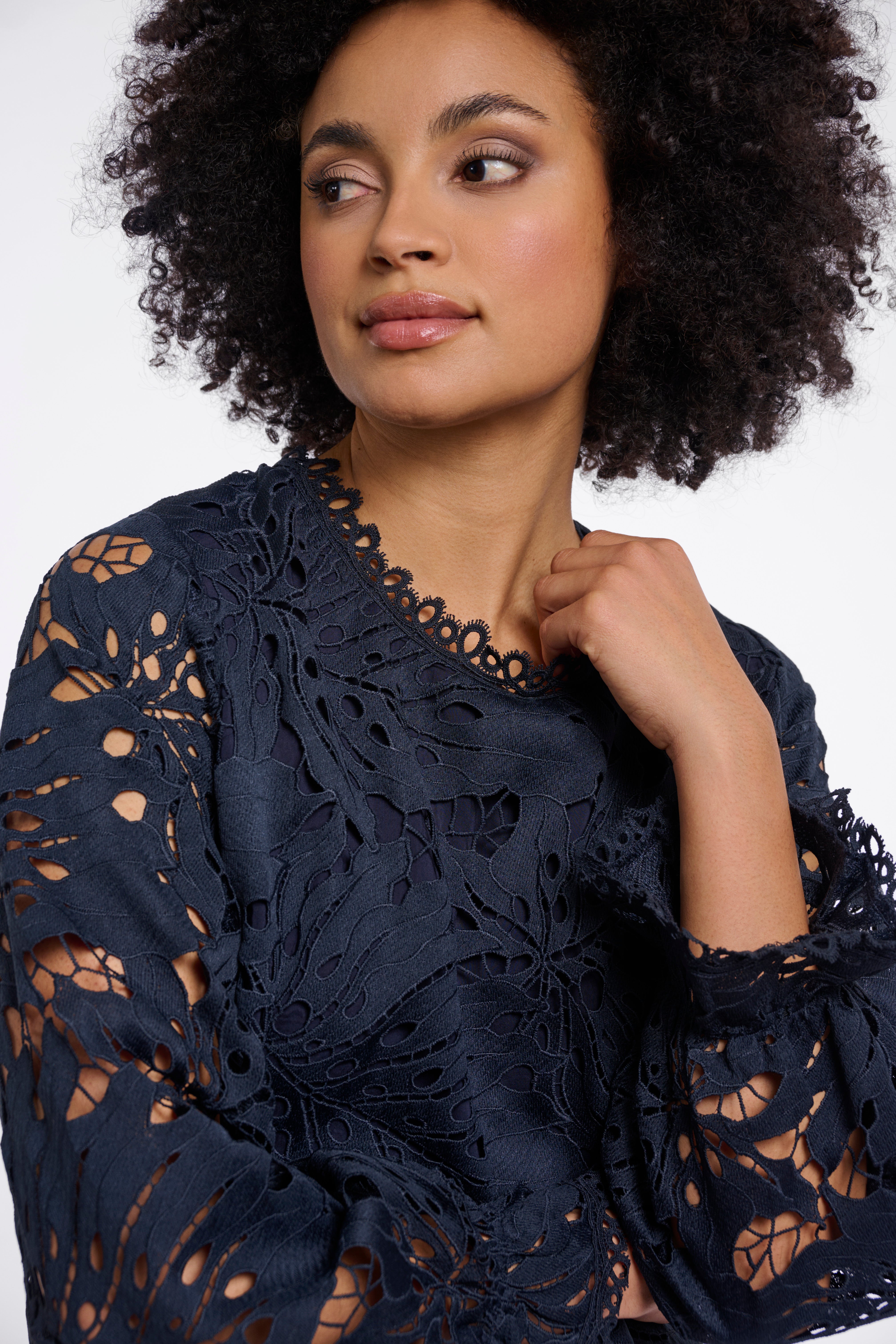 Camicia donna art. Rodiana Rino & Pelle Dark navy